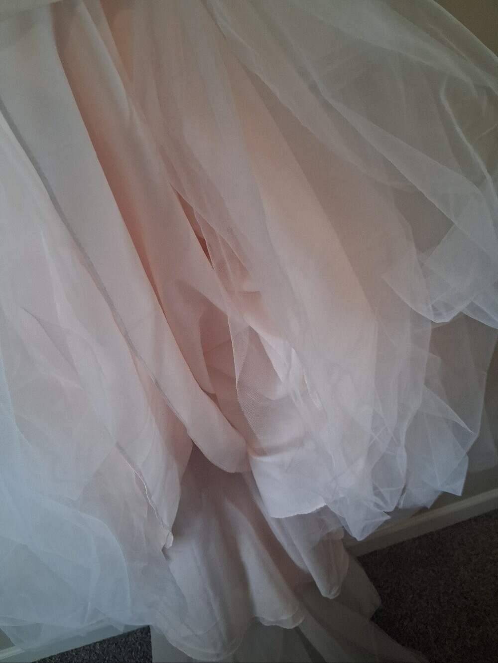 Vow’d Freesia Lace Champagne Wedding Dress Size 10 - Picture 10 of 14